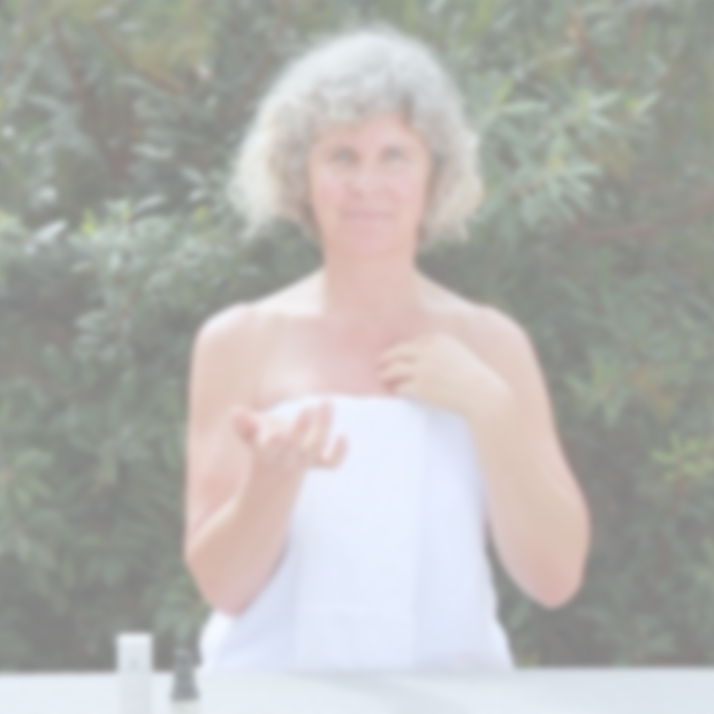 Herbal facial oil for sensitive skin by Annmarie Skin Care, 15ml bottle with natural botanical ingredients.