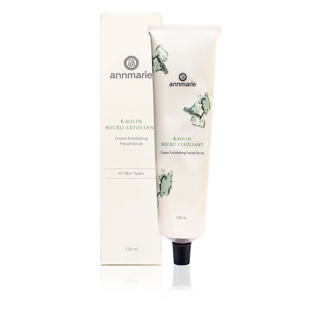 Annmarie Skin Care Kaolin Micro Exfoliant in 120ml jar, a gentle clay-based facial exfoliator for smooth, refreshed skin.