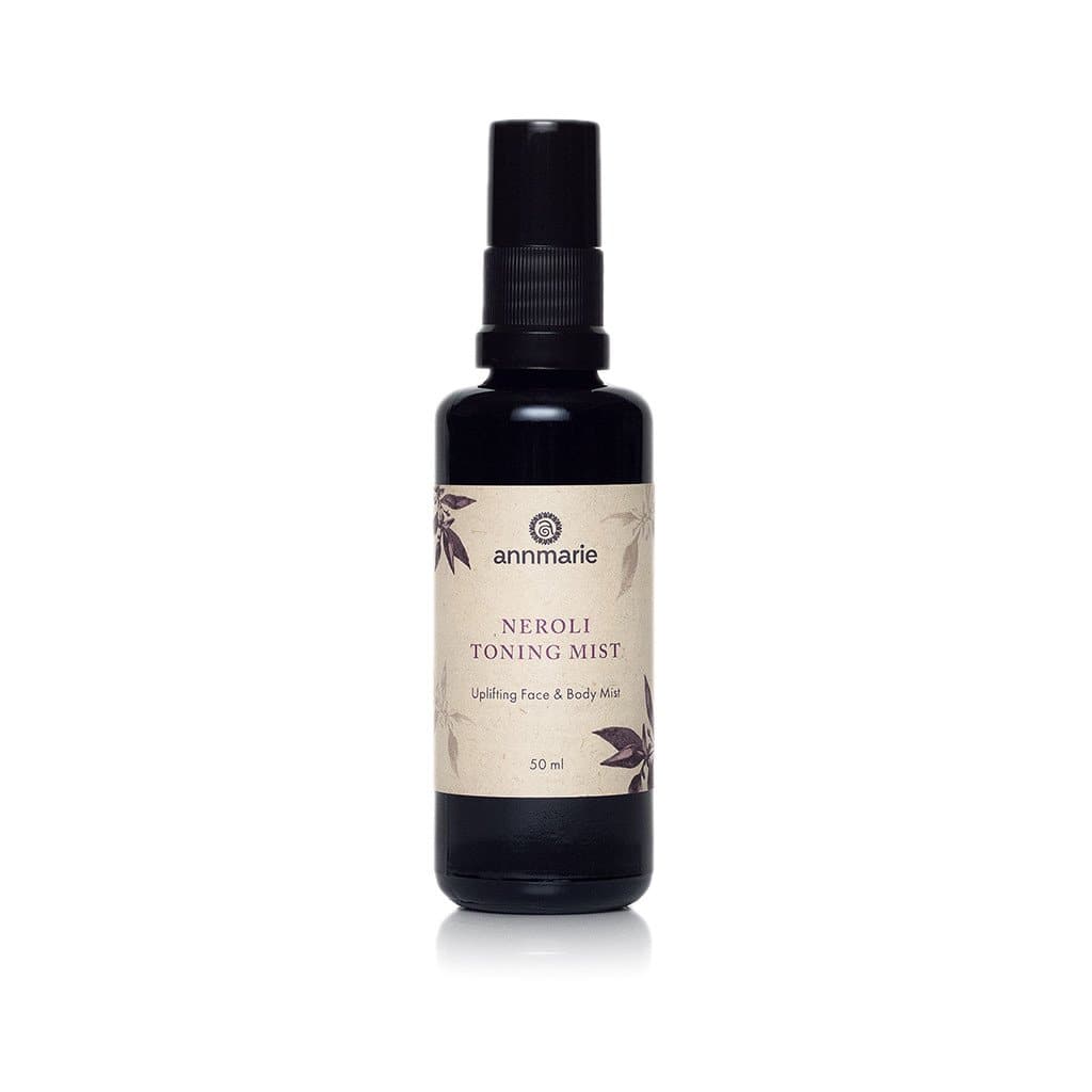 Neroli Toning Mist by Annmarie Skin Care, 50ml, refreshing facial spray with natural ingredients in a clear spray bottle.