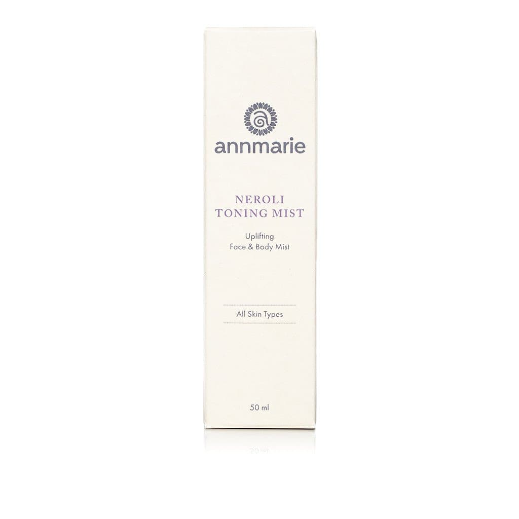 Neroli Toning Mist by Annmarie Skin Care, 50ml, natural facial toner with floral Neroli for refreshing skin.