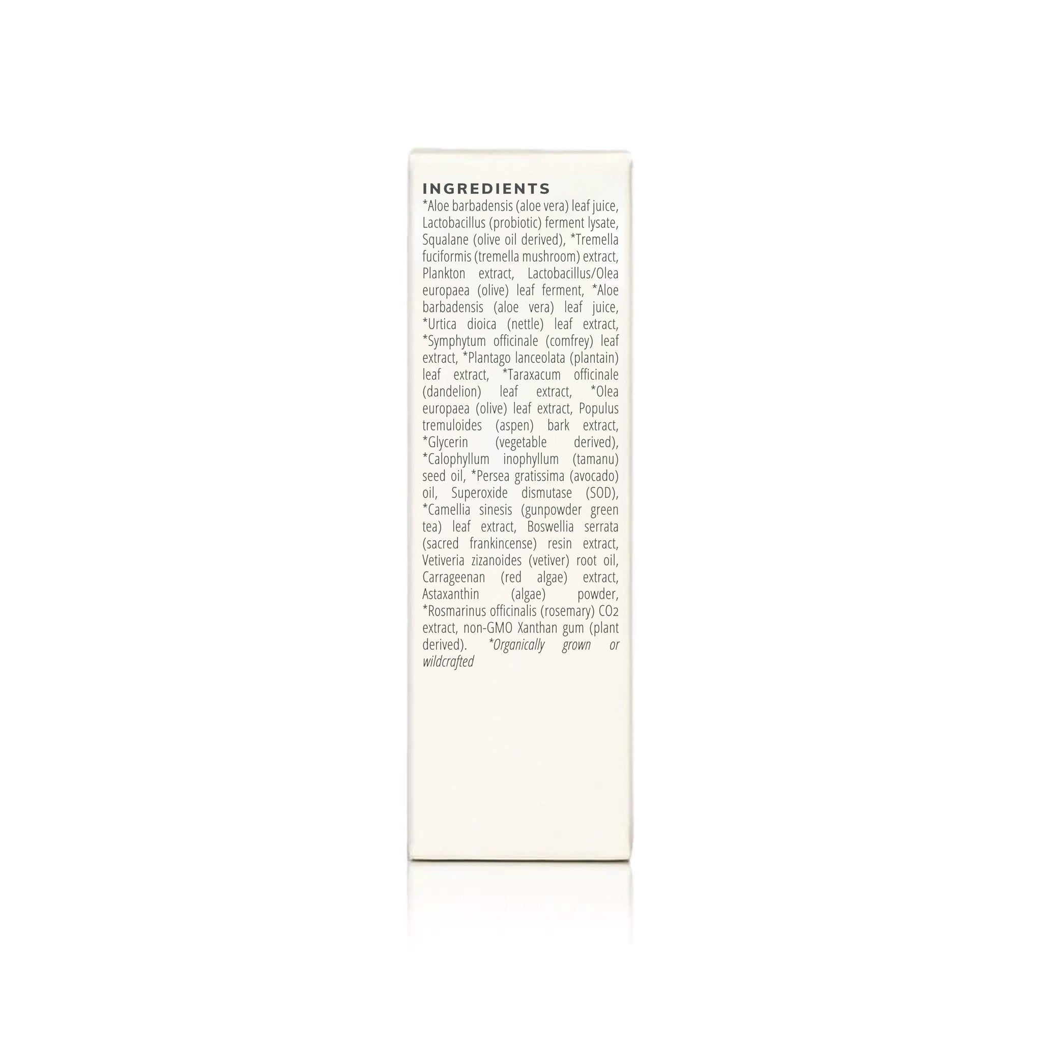 Probiotic serum with Tremella mushroom in a 15ml bottle by Annmarie Skin Care, bio facial elixir for healthy skin.