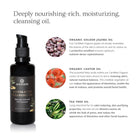 Bottle of Annmarie Skin Care Restorative Cleansing Oil in a 50ml container, designed for gentle facial cleansing.