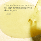 Green Tea Clarifying Facial Oil by Apoterra, natural facial oil featuring herbal ingredients, shown in a clear bottle with green tea leaves.