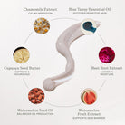 Apoterra Chamomile & Tansy Hydrating Cream Cleanser soap with chamomile and tansy ingredients for gentle skin cleansing.