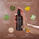 Apoterra Neroli Clarifying Complexion Mist toner with neroli and botanical ingredients for refreshing, balancing skin.