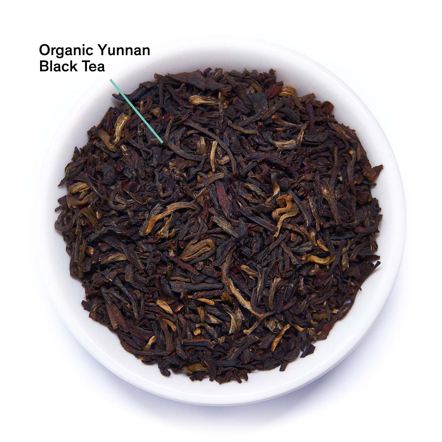 Essentials Black Gold Black Tea by August Uncommon Tea, 15 tea bags in a box, featuring black tea leaves with gold accents.