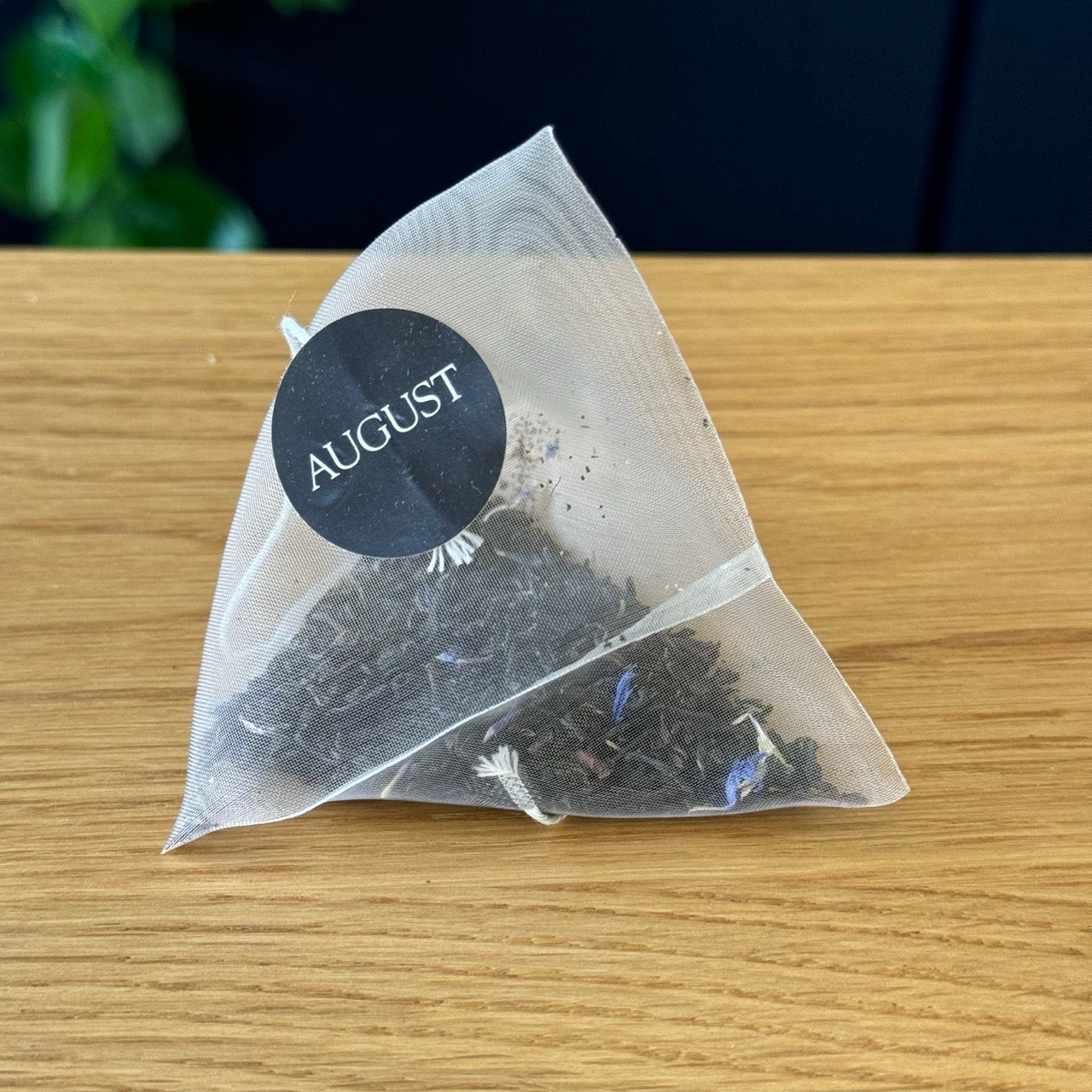 Essentials Earl Grey Black Tea by August Uncommon Tea in 15 tea bags, black tea with bergamot flavor, in a tea box.