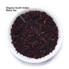 Box of August Uncommon Tea Essentials English Breakfast Black Tea with 15 tea bags, featuring black tea leaves in a natural packaging.