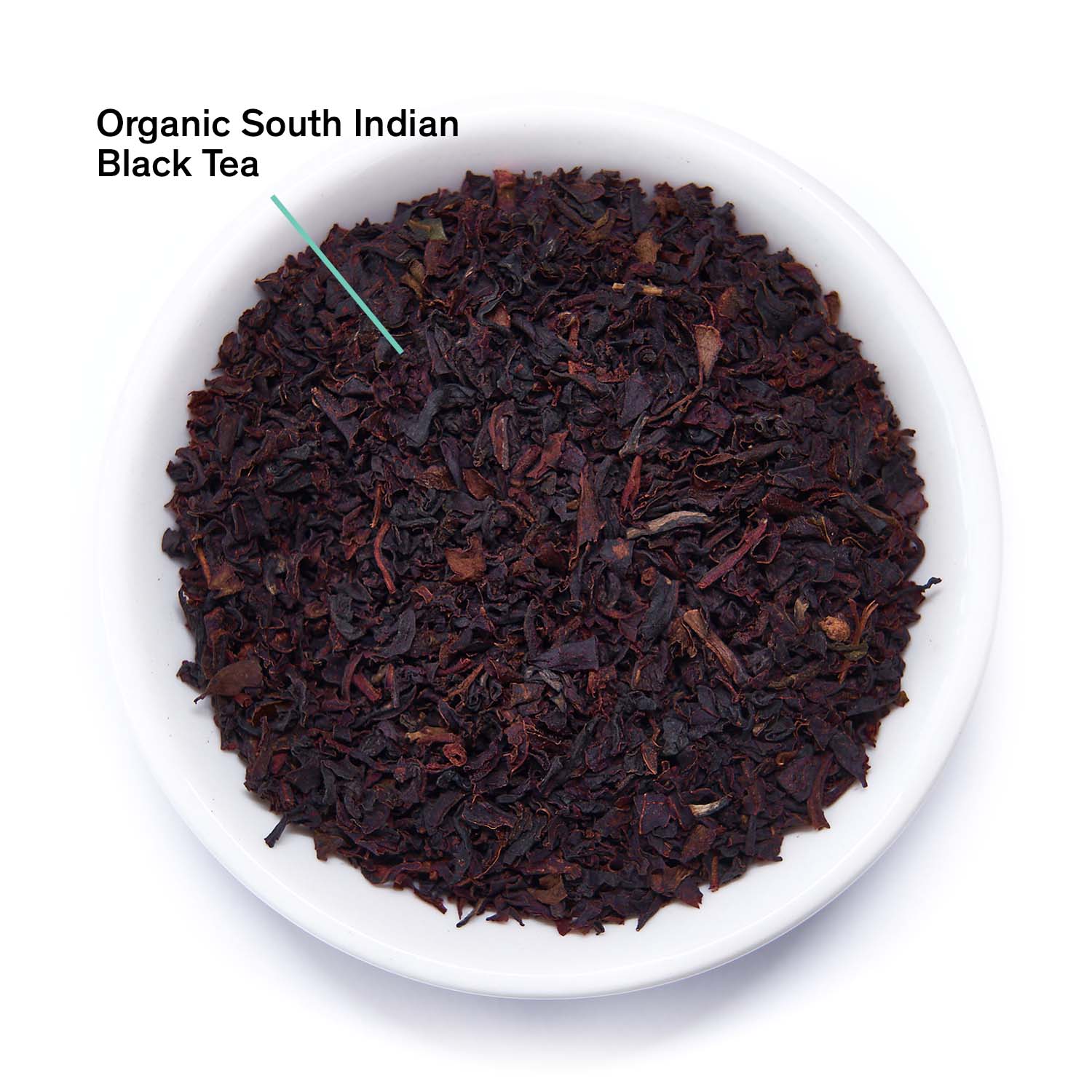 Box of August Uncommon Tea Essentials English Breakfast Black Tea with 15 tea bags, featuring black tea leaves in a natural packaging.
