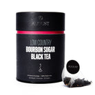 Box of 15 Low Country black tea bags by August Uncommon Tea, featuring individually wrapped tea bags for brewing.