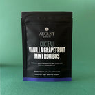 Cocteau Vanilla Grapefruit Mint Rooibos Tea by August Uncommon Tea, caffeine-free herbal tea in a 15-cup bag.