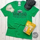 Unisex green short sleeve graphic tee by The Graphic Tee featuring a casual design and comfortable fit.