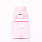 Beaut.beautyco. Watermelon Drench skincare product in a sleek jar with watermelon-inspired design and vibrant pink color.