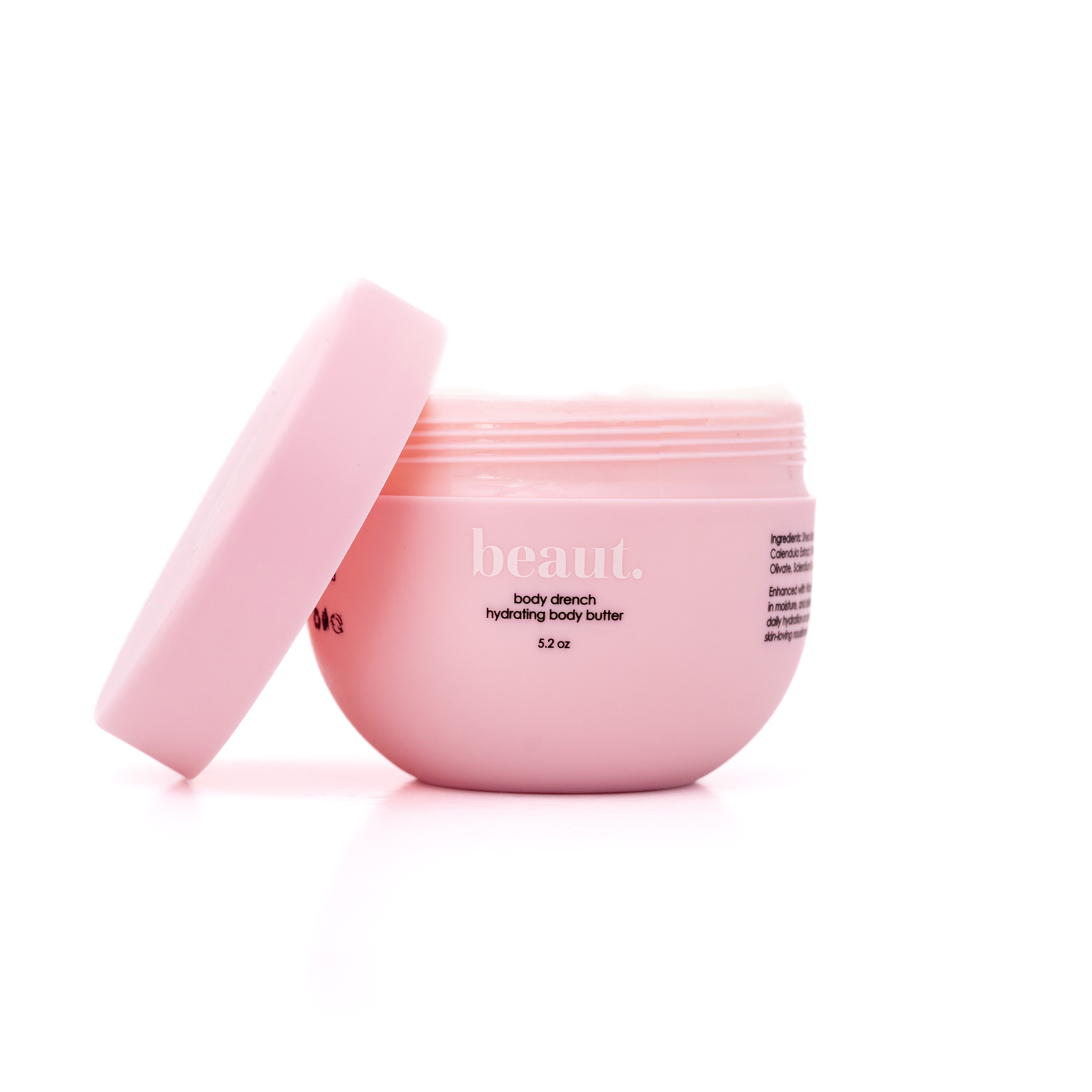 Lavender beaut. body drench by beaut.beautyco. in a sleek bottle, showcasing its calming lavender scent and hydrating formula.