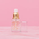 Beauty.beautyco. Golden Hour 24K Gold Serum bottle showcasing luxurious gold-colored packaging and elegant branding.