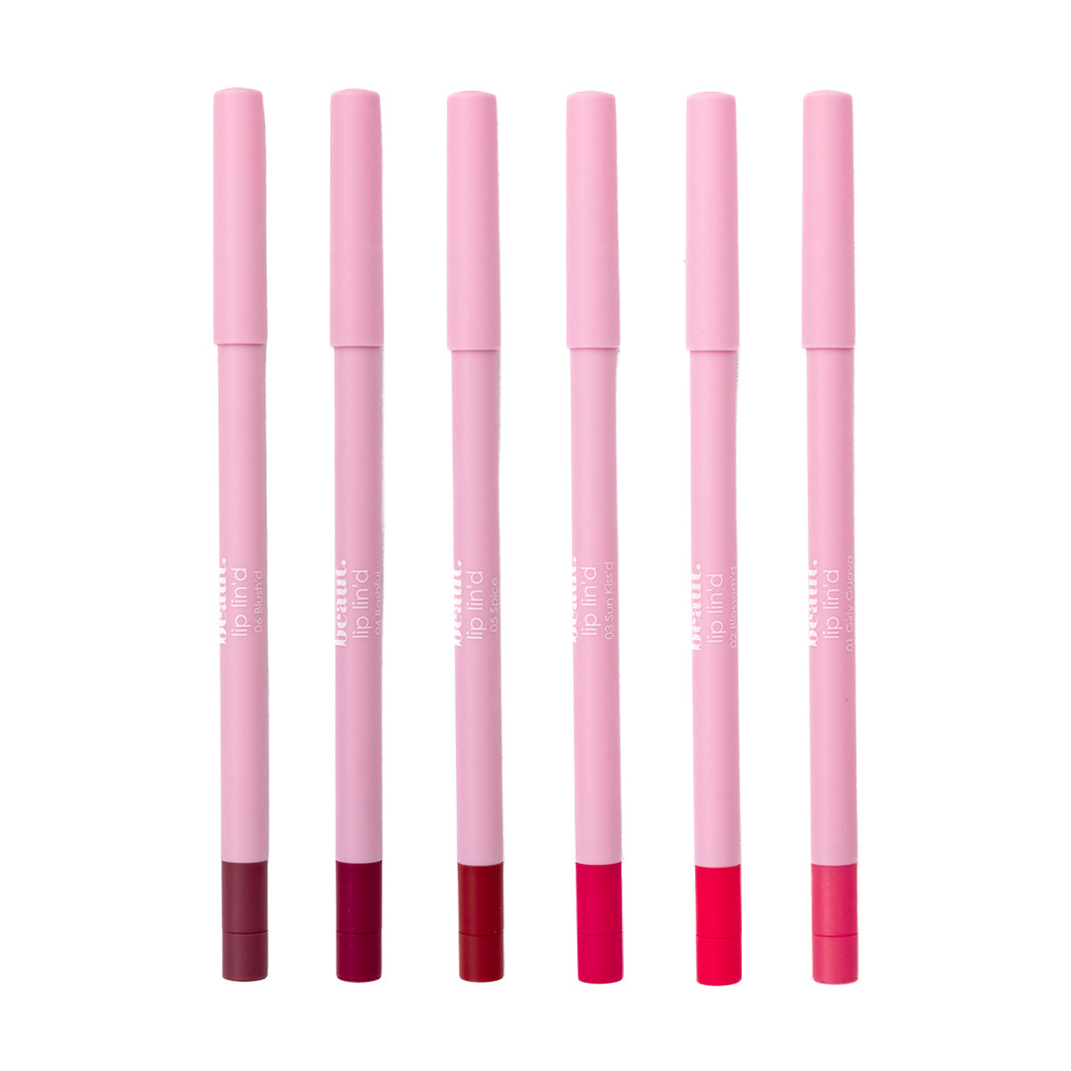 Beaut.beautyco. Spice lip liner pencil with a sleek design, perfect for defining lips and creating precise lip contours.