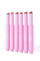 Beaut.beautyco. Lip Luv’d in Sunkiss D featuring a close-up of the lipstick tube and swatched lip color.