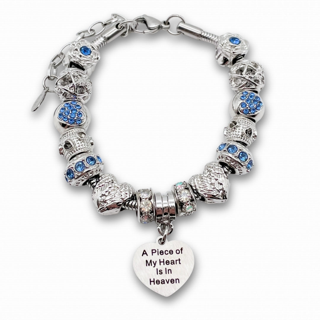 Bella's Yard Piece Of My Heart bracelet featuring a delicate chain and heart-shaped charm, stylish and perfect for everyday wear.