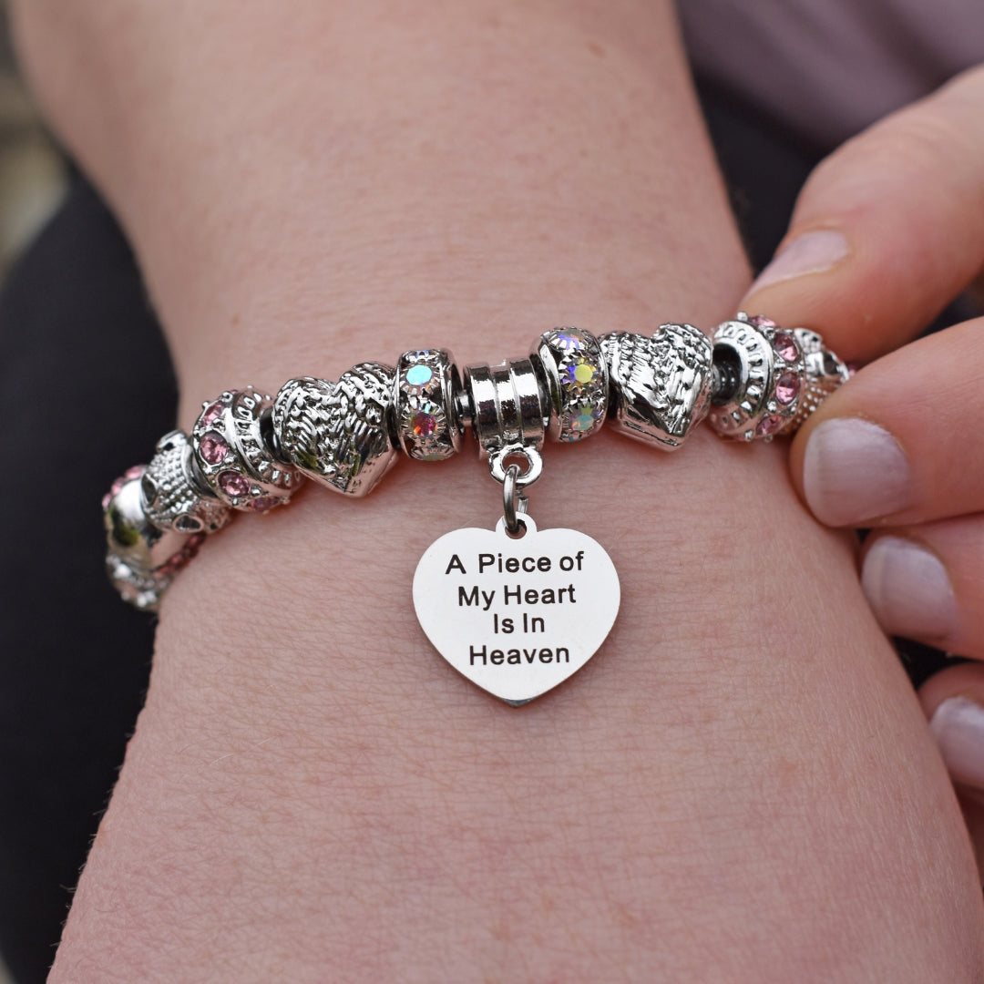 Elegant Piece Of My Heart bracelet from Bella's Yard featuring a delicate chain and heart-shaped charm.