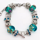 Silver Elephant Love Bracelet by Bella's Yard featuring a detailed elephant charm on a delicate chain.
