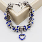 Colorful birthstone bracelets by Bella's Yard featuring various gemstones on elegant bracelet bands.