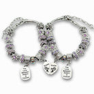 Bella's Yard Sisters Infinite Love Bracelets featuring delicate chain designs and infinity charms on a soft background.