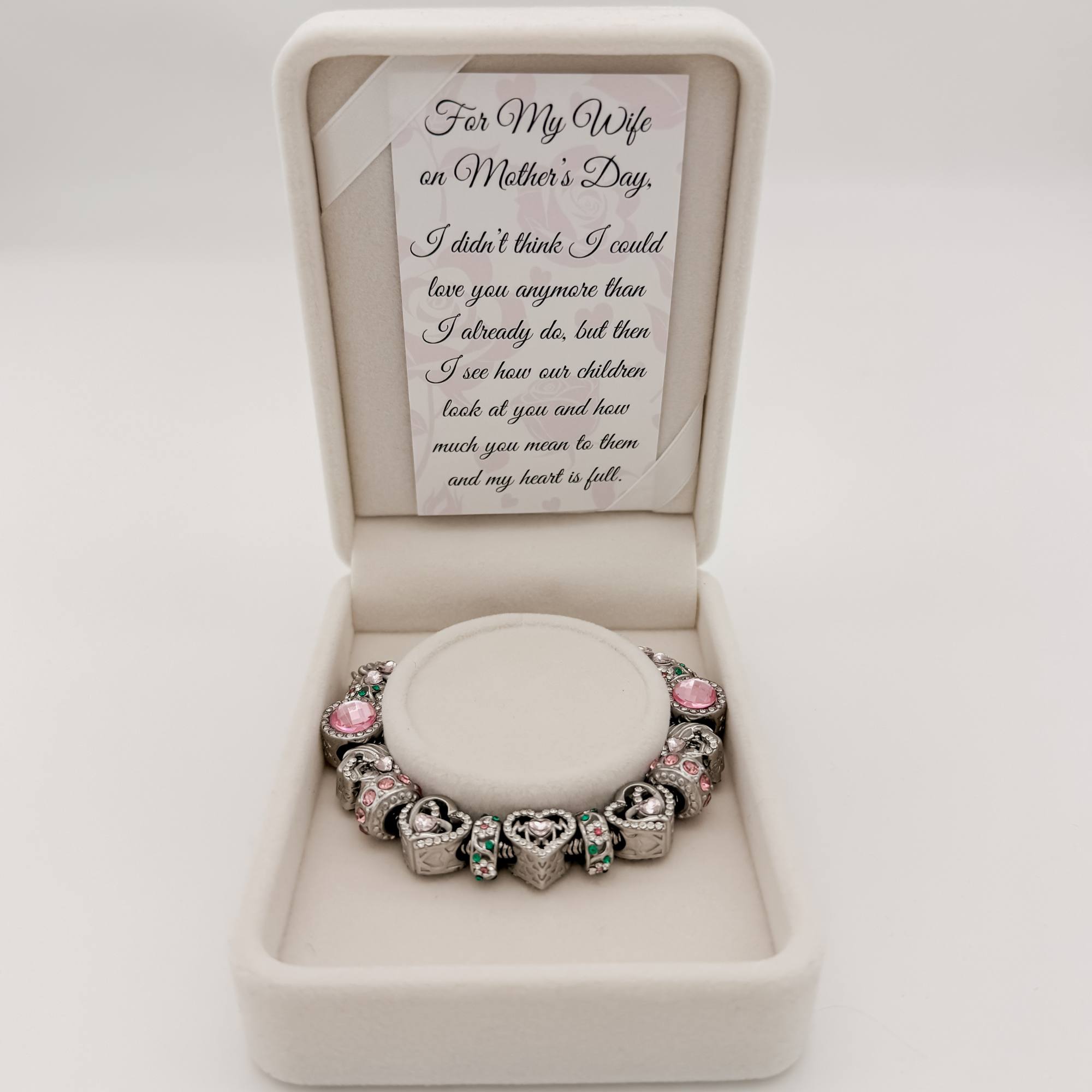 Bella's Yard Mother's Day bracelet featuring a heartfelt design symbolizing a mother's journey and love.