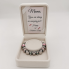 Belle's Yard Mother's Day bracelet featuring a heartfelt design, symbolizing a mother's journey and love for her children.