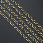 Wholesale Hammerd Large Oval Link Chain by Bestbeads&Beyond, durable jewelry chain with hammered finish, sold by the yard.