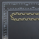 Wholesale Bestbeads&Beyond hammered large oval link chain, 1 ft length, jewelry chain for crafting and accessories.
