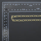 Wholesale hammered oval link chain by Bestbeads&Beyond, 1 foot length, jewelry chain with textured hammered finish.