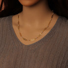 Wholesale Pearl Paperclip Chain by Bestbeads&Beyond, 1-foot length, showcasing shiny pearl and metal paperclip links.