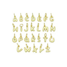 Small Bubble Initial Charm Pendant featuring alphabet letter, part of Bestbeads&Beyond charms collection, SKU LX894