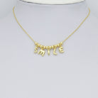 Small Bubble Alphabet Initial Charm Pendant from Bestbeads&Beyond, 26-piece set of decorative charms for jewelry making.