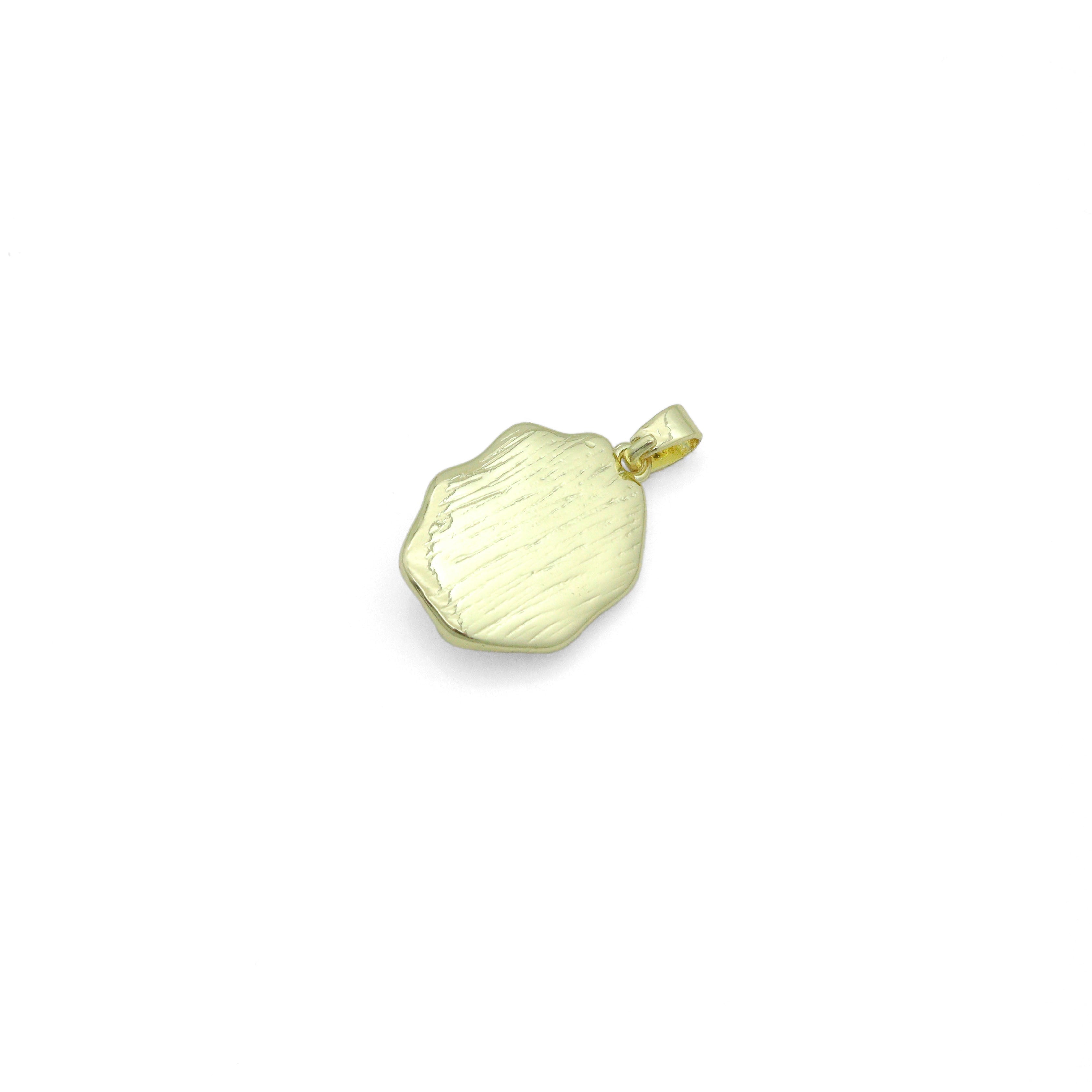 White and purple enamel gold starfish shell pearl oval charm for jewelry making by Bestbeads&Beyond.