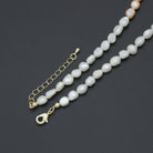 Multicolor freshwater pearl jewelry set including a necklace and bracelet by Bestbeads&Beyond, featuring elegant pearl strands.