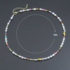 Freshwater pearl and gold spacer beads adjustable necklace by Bestbeads & Beyond, showcasing elegant pearls and gold accents.
