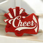 Red Cheer Freshie air freshener by Bug & Bean Freshies showing the cheerful mascot and vibrant red design.