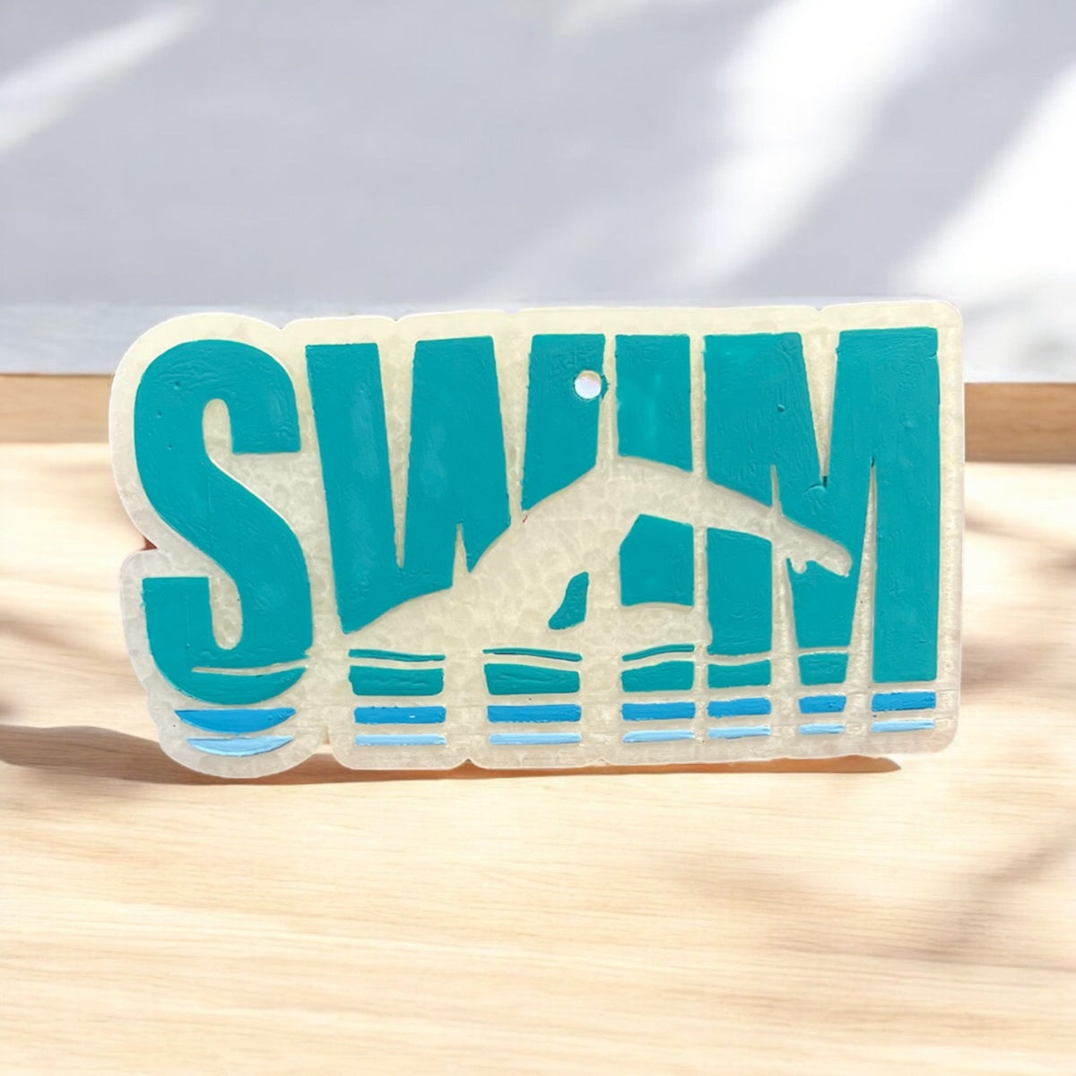Bug & Bean Freshies Swim Freshie, a colorful scented accessory with a playful design for swimwear freshness.