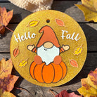 Fall Gnome Freshie by Bug & Bean Freshies with a cute gnome figure and autumn-themed decor for festive air freshening.