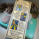 Celtic Crystal Design Jewelry birthday ceramic wall art with intricate Celtic patterns, ideal as a thoughtful gift.