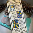 Celtic Crystal Design Jewelry birthday ceramic wall art featuring intricate Celtic patterns and vibrant colors for gift decoration.