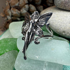 Celtic Crystal Design Jewelry Belle Epoque Fairy Ring featuring intricate Celtic patterns and sparkling crystal accents.