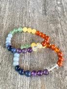 Chakra Gemstone Bracelet (8 mm) - Practical Magic Store