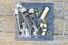 Closeup of Cheese Brothers 8-Year Aged Cheddar Snack Sticks in a 30-pack, showing golden, crispy snack sticks ready to eat.