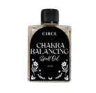 Bottle of Circe Boutique Chakra Balancing Oil for energy alignment, with a natural and calming appearance.