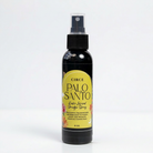 Circe Boutique Palo Santo cleansing spray bottle, spiritual energy clearing mist with natural Palo Santo scent and spray nozzle.