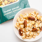 Butter Pecan Popcorn by Colorado Popcorn Company in a 5 oz bag, featuring buttery and nutty pecan flavor.