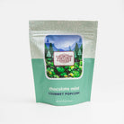 Chocolate mint popcorn from Colorado Popcorn Company in a 5 oz bag, featuring crunchy popcorn coated with chocolate and mint flavor.