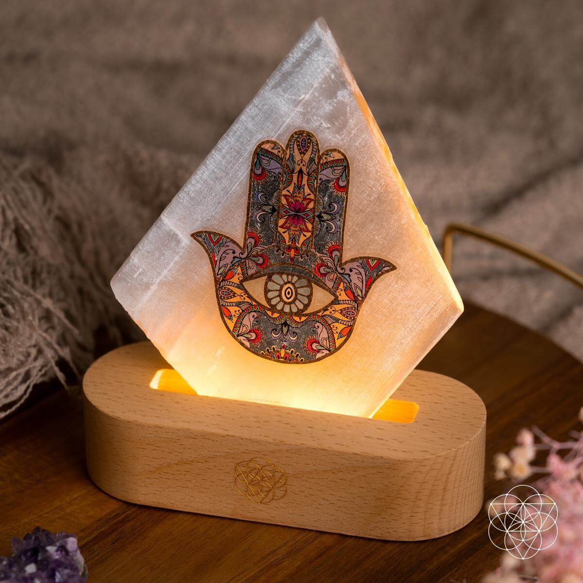 Conscious Items My Aura Spa Mood Lamp night light with calming, colorful glow for relaxation and rejuvenation.